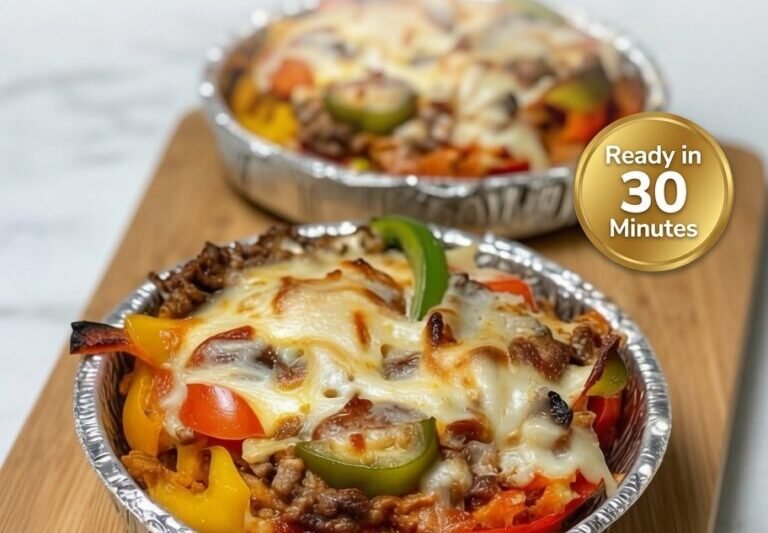 High-Protein Stuffed Pepper Bowls