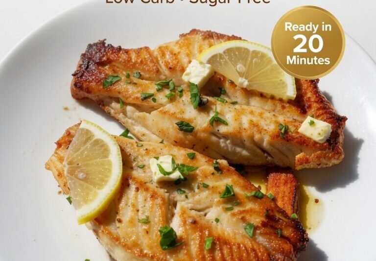 High-Protein Lemon Baked Tilapia