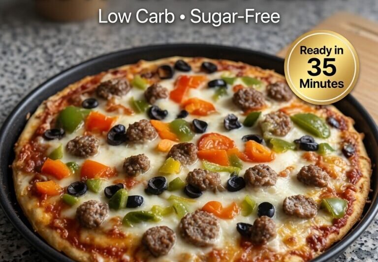 High-Protein Low-Carb Pizza
