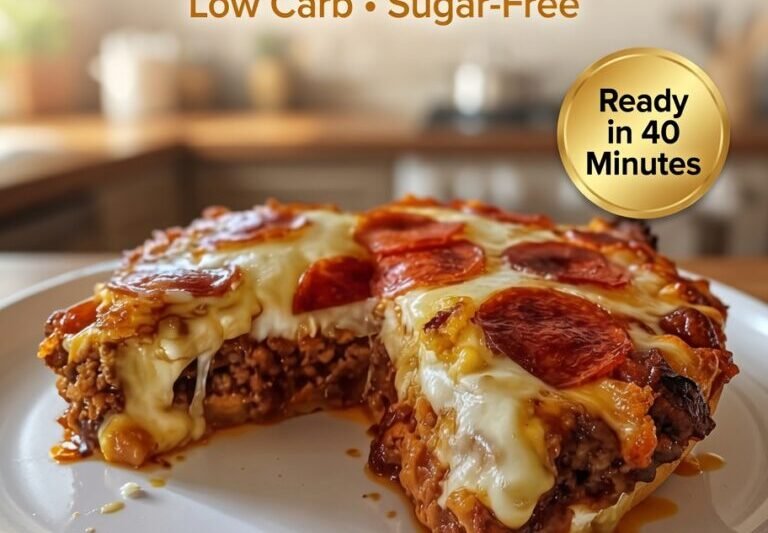 High-Protein Keto Crustless Pizza Pie