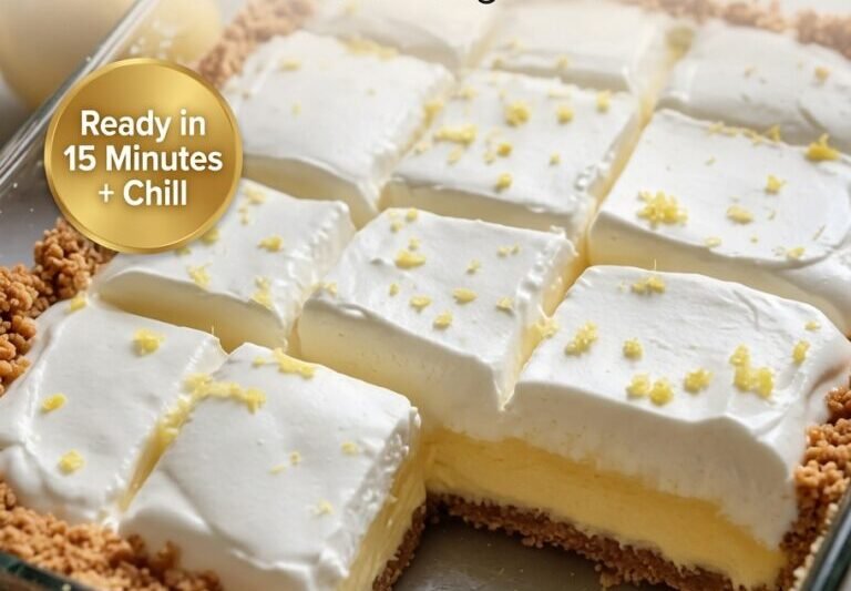 High-Protein Keto Lemon Cheesecake Bars