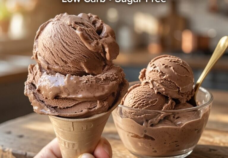 High-Protein Keto Chocolate Ice Cream