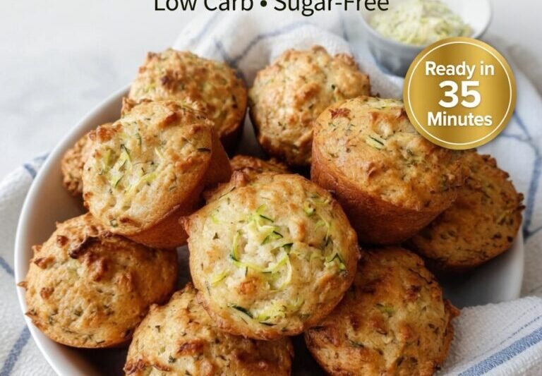 High-Protein Zucchini Muffins