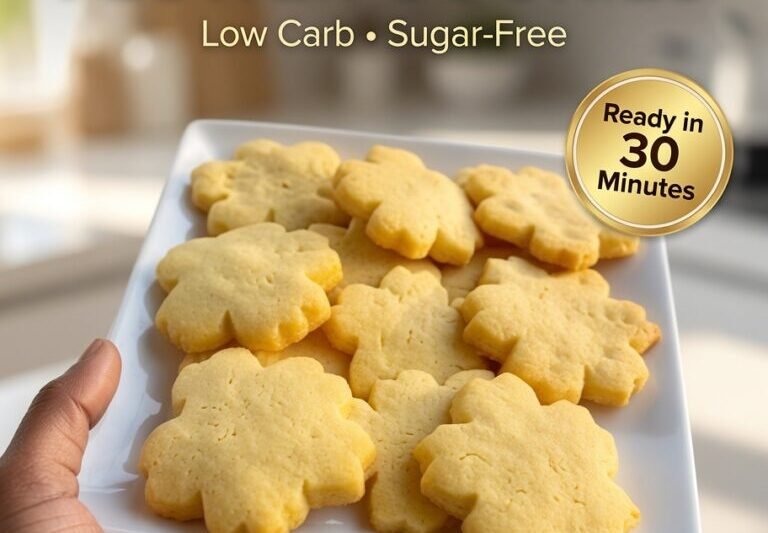 High-Protein Flower Cookies