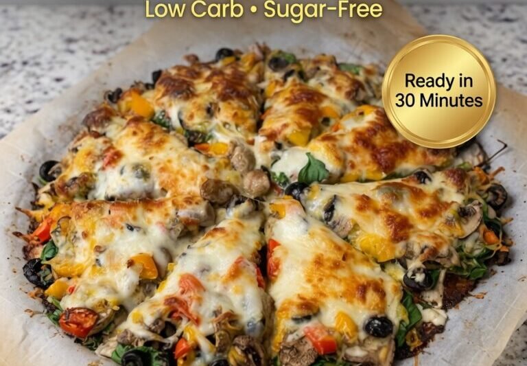 High-Protein Veggie Loaded Pizza