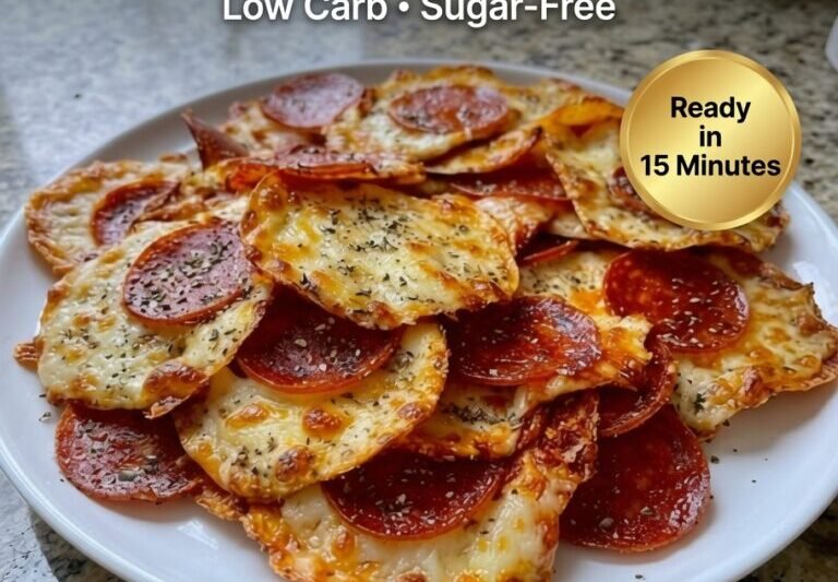 High-Protein Pepperoni Pizza Chips