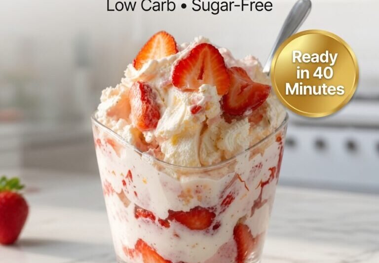 High-Protein Strawberry Fool
