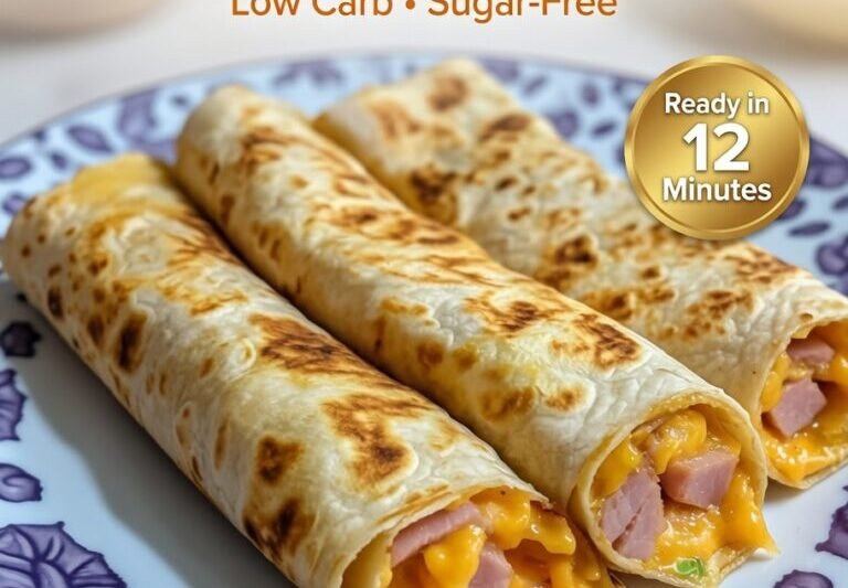 High-Protein Ham & Cheese Roll-Ups