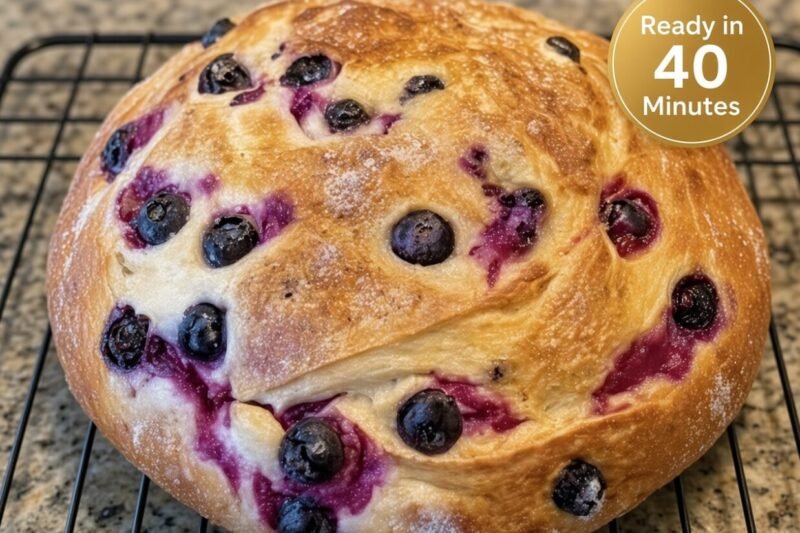 High-Protein Blueberry Cloud Bread