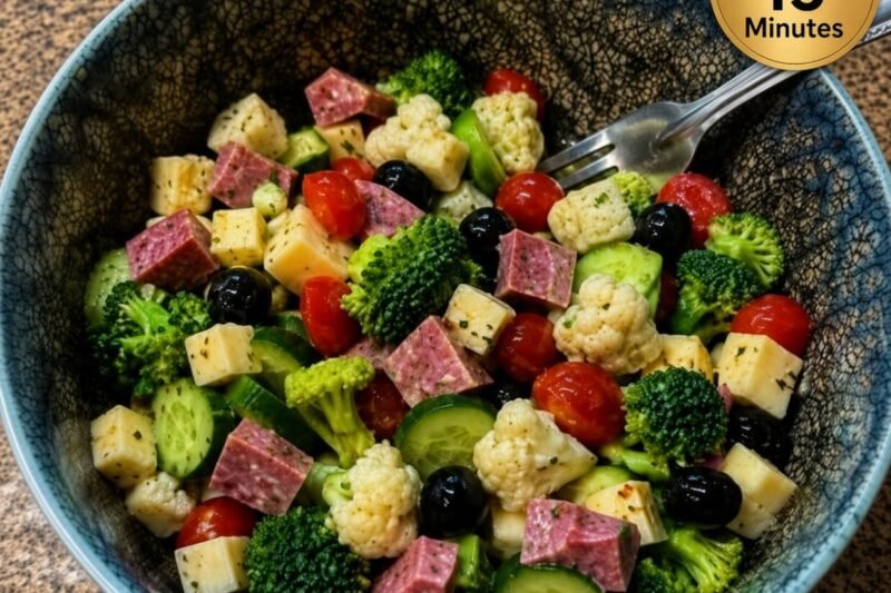 High-Protein Italian Antipasto Salad