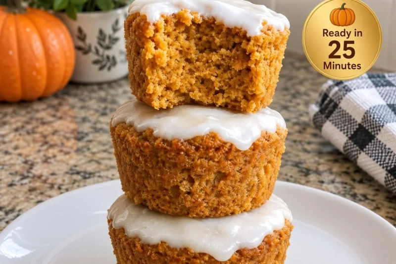 Halloween Flourless Pumpkin Muffins