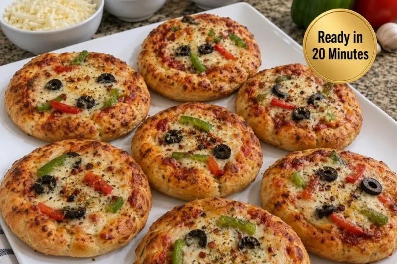 Spooky Pizza Pumpkins