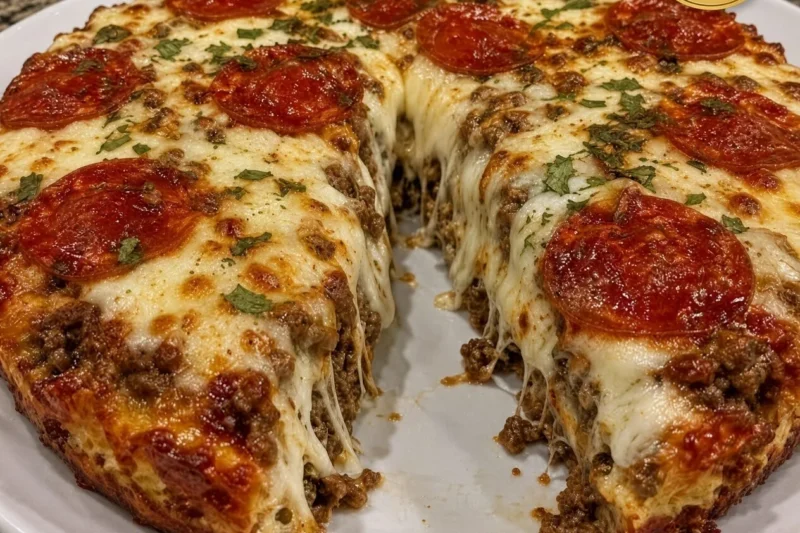 High-Protein Crustless Pizza Pie