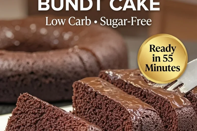 High-Protein Keto Chocolate Bundt Cake