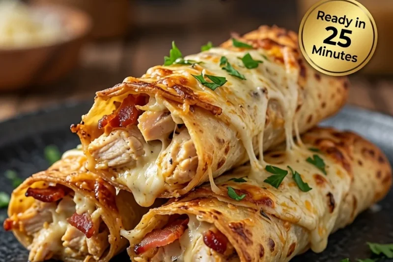 Chicken Bacon Ranch Roll-Ups