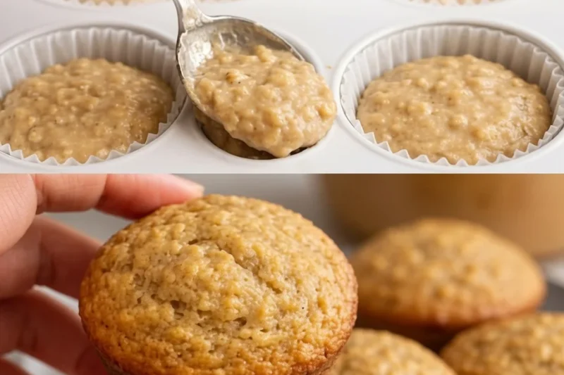 High-Protein Keto Oatmeal Muffins