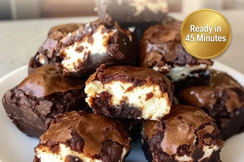 High-Protein Keto Cream Cheese Brownies