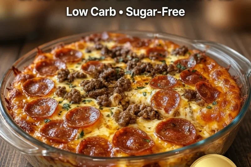 Deep Dish Hamburger Sausage Pepperoni Pie