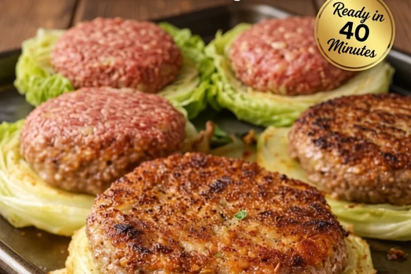 High-Protein Cabbage Burgers