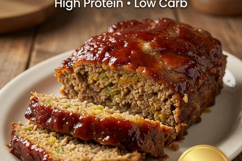 High-Protein Glazed Meatloaf