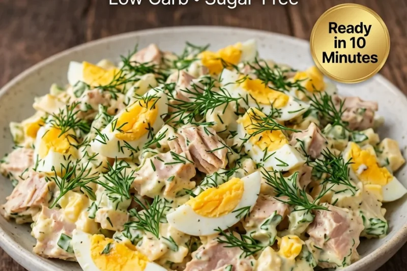 High-Protein Tuna and Egg Salad
