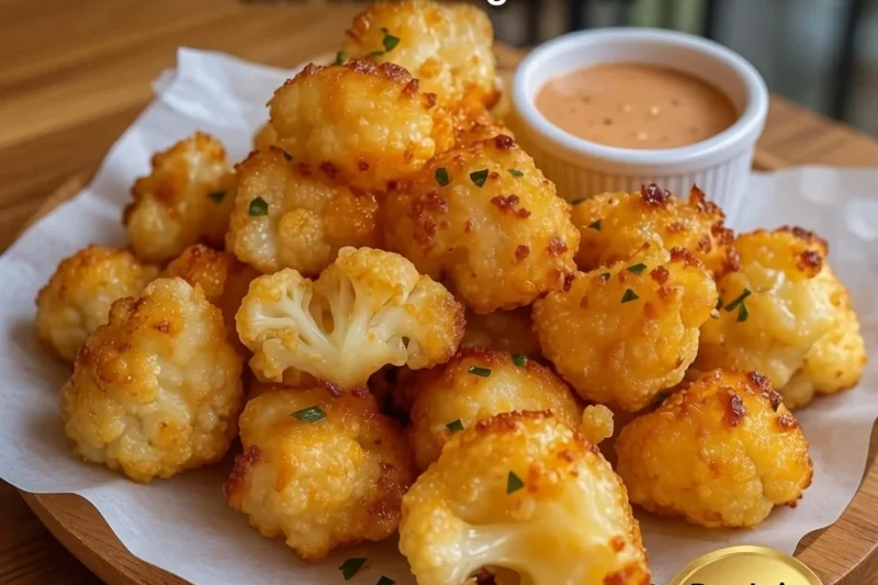 High-Protein Cheesy Cauliflower Bites