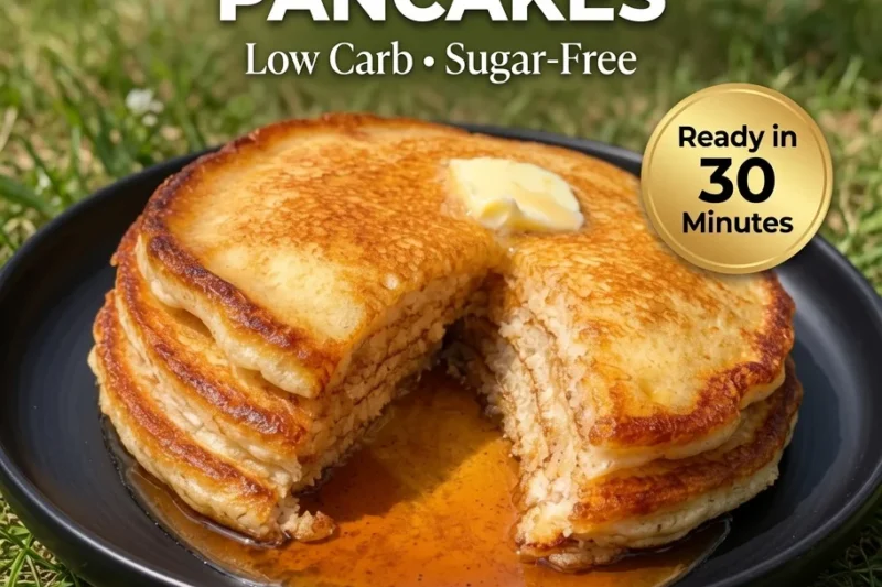 High-Protein Fluffy Keto Pancakes