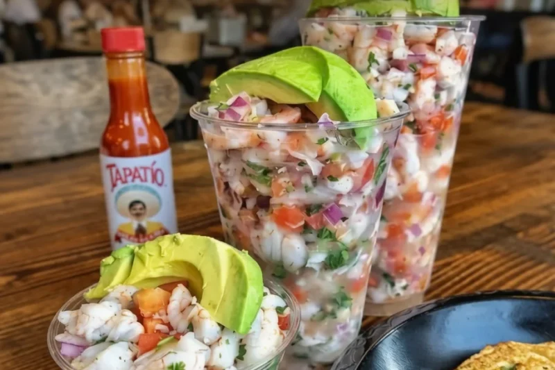 High-Protein Shrimp Ceviche Cups