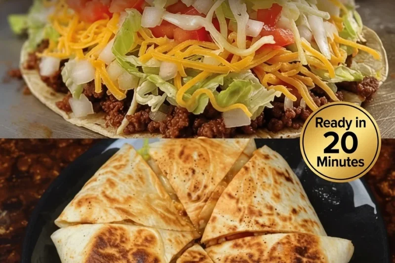High-Protein Keto Beef Taco Quesadillas
