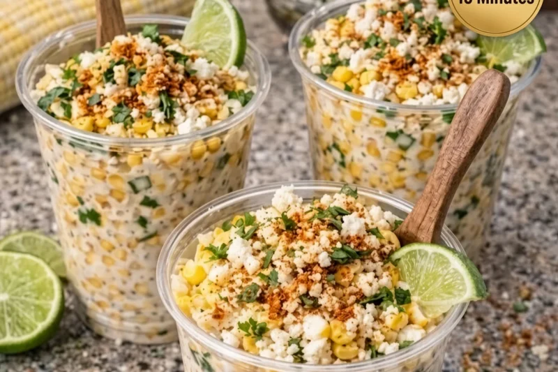 High-Protein Creamy Mexican Street Corn Salad