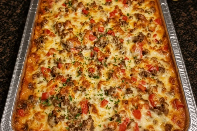 High-Protein Cheesy Taco Casserole
