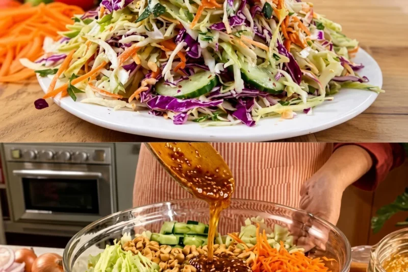 High-Protein Asian Cabbage Slaw
