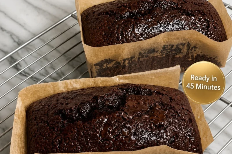 High-Protein Double Chocolate Loaf